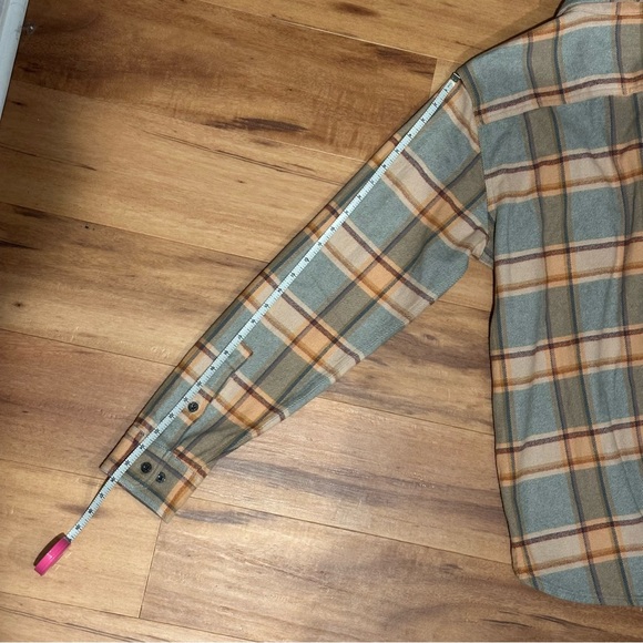 NWT Jetty Arbor Flannel Shirt in Mint Size Small - Picture 6 of 8
